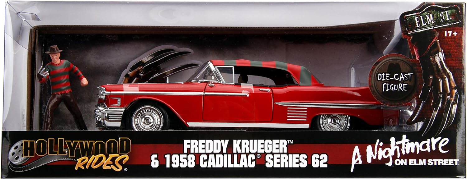1:24 Nightmare - '57 Cadillac W/Figure, Red, Standard, 26066