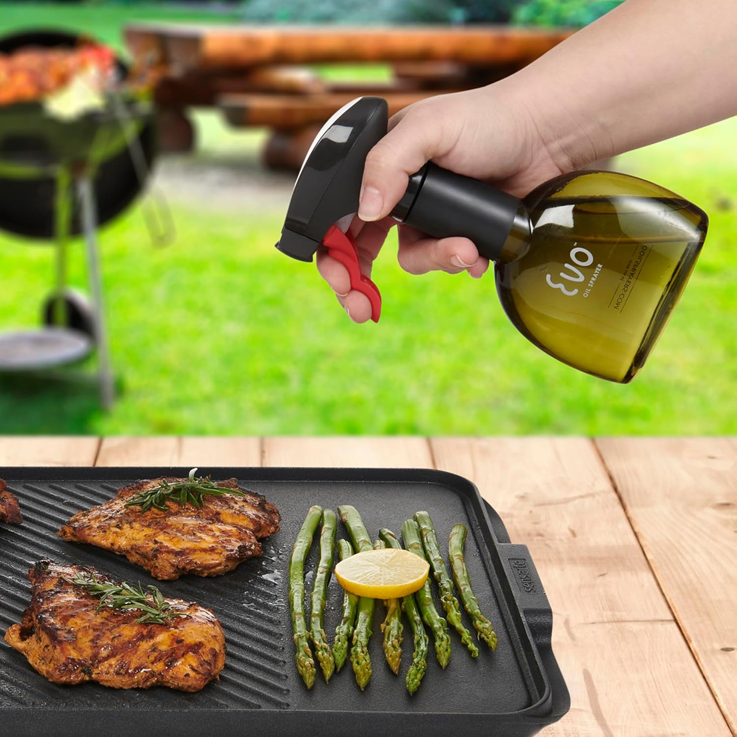 Mini Oil Sprayers, Non-Aerosol for Olive Oil, Cooking Oils, and Vinegars, 8-Ounce