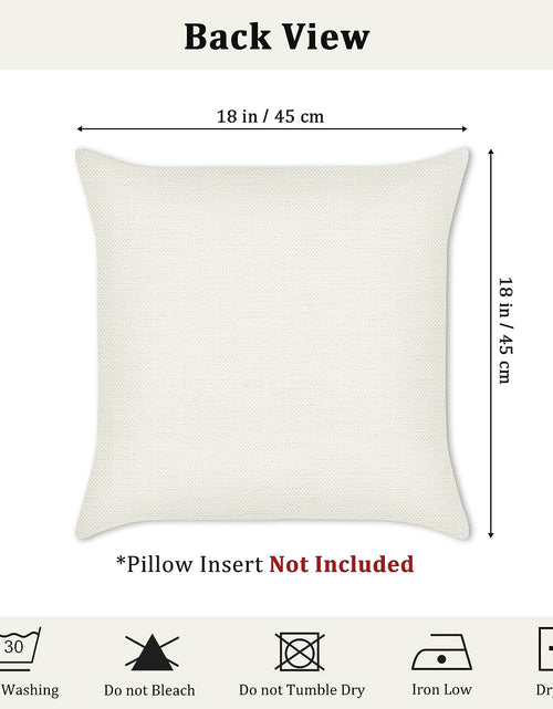Load image into Gallery viewer, Set of 4 Wildflowers Plants Butterfly Patio Decorative Pillow Cushion Cases
