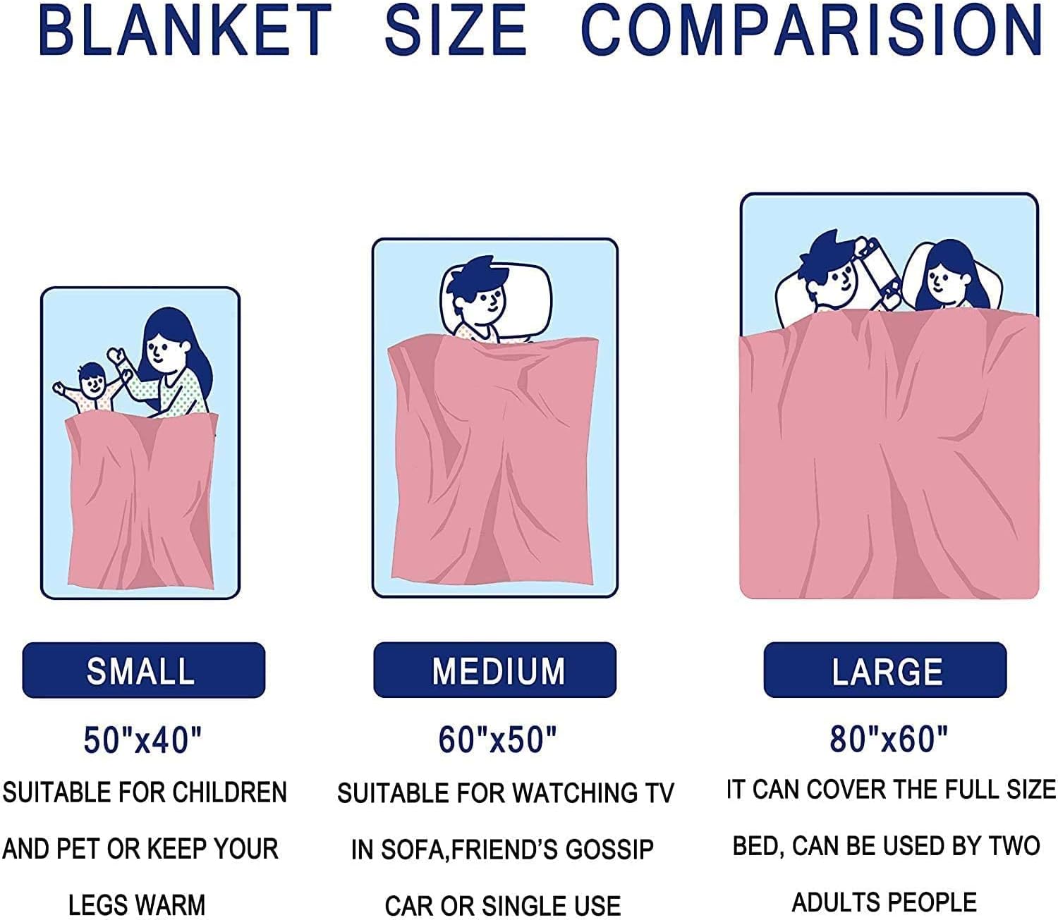 Beautiful Blue Butterfly Throw Blanket Ultra Soft Flannel Butterflies Blanket Gifts for Kids Adults 50"X40"