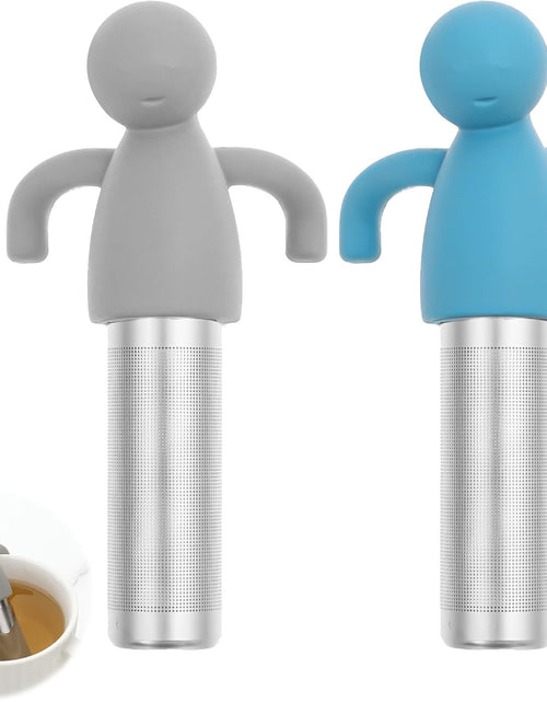 Load image into Gallery viewer, 2Pcs Cute Fine Mesh Tea Strainer Stainless Steel Tea Infuser Ball Tea Diffuser
