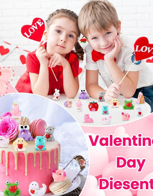 Load image into Gallery viewer, Valentines Mini Small Resin Animal Little Tiny Ducks Garden Landscape Decoration
