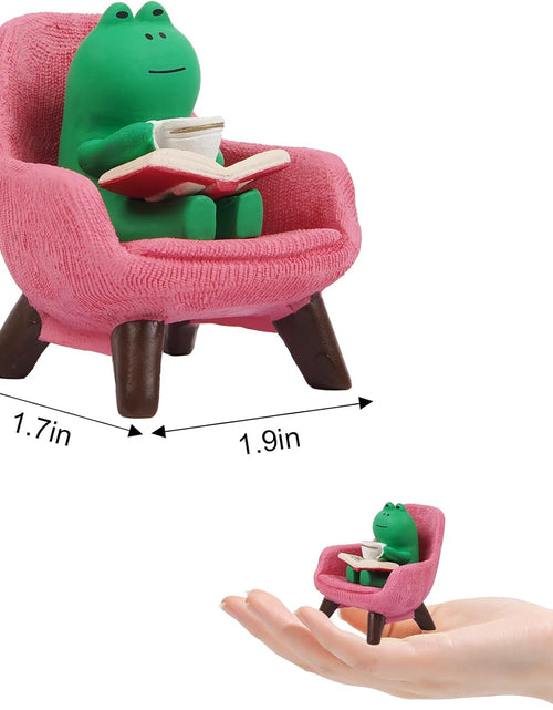 Load image into Gallery viewer, Funny Frog Statue Home Office Frog Figurine Ornaments Decoration Gift
