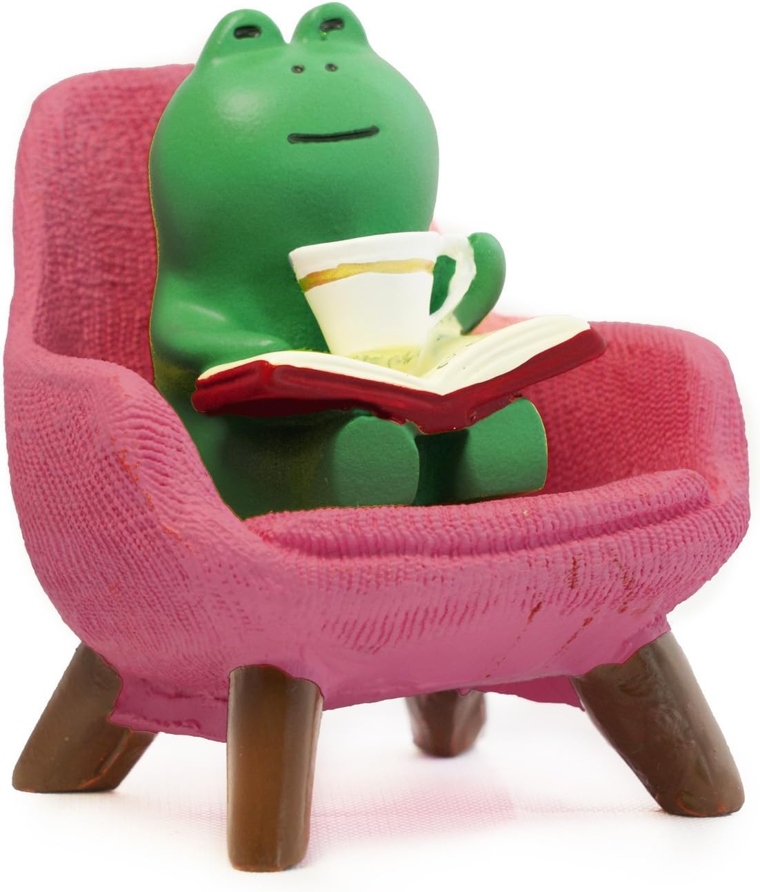 Funny Frog Statue Home Office Frog Figurine Ornaments Decoration Gift