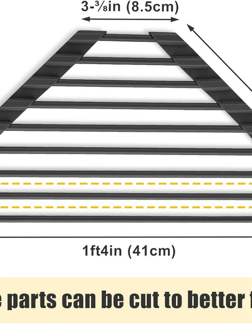 Load image into Gallery viewer, Triangle Roll-Up Dish Drying Rack with Silicone Coating Stainless Steel Frame
