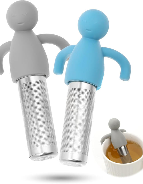Load image into Gallery viewer, 2Pcs Cute Fine Mesh Tea Strainer Stainless Steel Tea Infuser Ball Tea Diffuser
