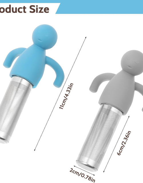 Load image into Gallery viewer, 2Pcs Cute Fine Mesh Tea Strainer Stainless Steel Tea Infuser Ball Tea Diffuser
