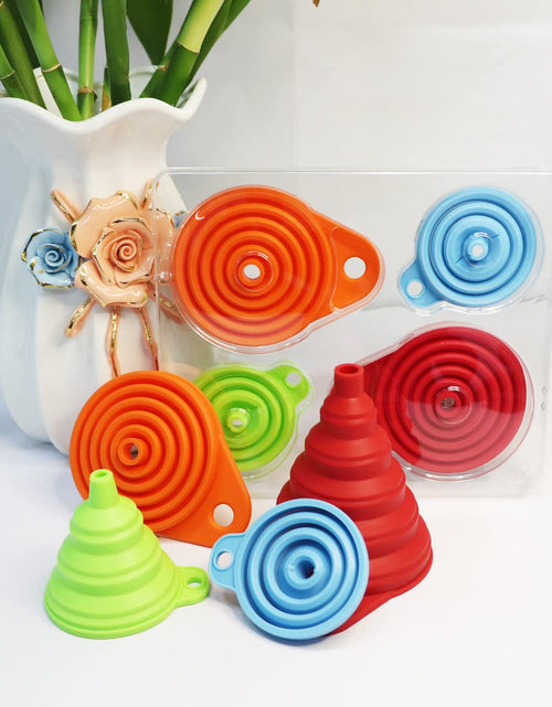 Load image into Gallery viewer, Kitchen Funnel Set 4 Pack, Small and Large, Kitchen Gadgets Accessories
