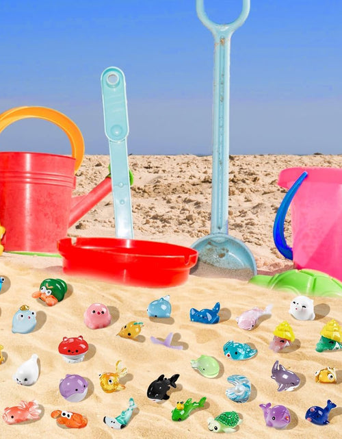 Load image into Gallery viewer, 36pcs Mini Ocean Resin Animals Tiny Sea Animals Figurines  Aquarium Ornaments Decorations
