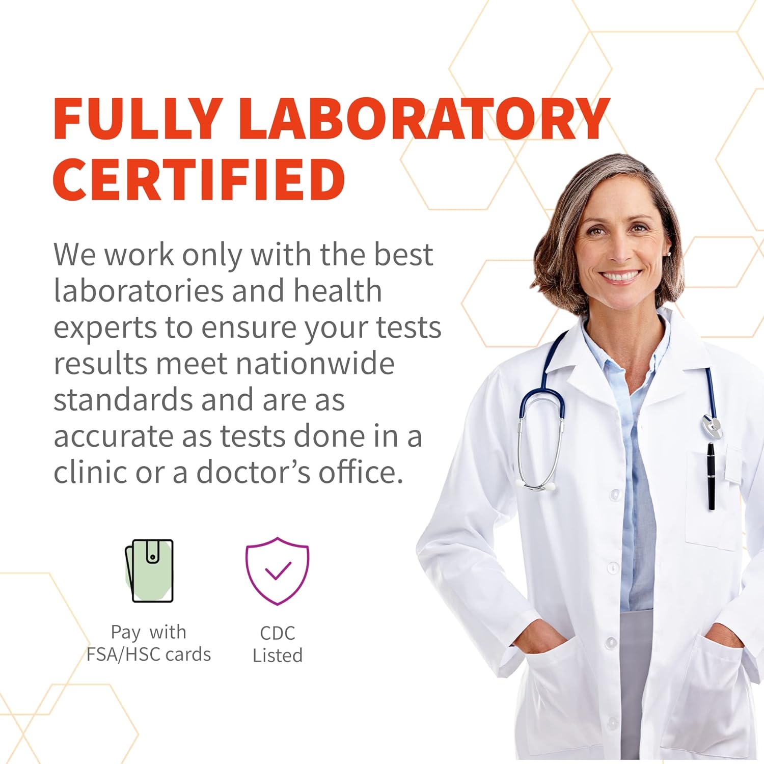at Home STD Test for Women, Genital Herpes Test, Easy Home Test, Std Test Kit at Home for Women