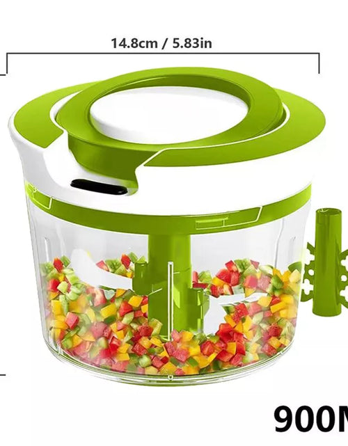 Load image into Gallery viewer, 900ML High-Capacity Pull Rope Meat Grinder Ideal for Home Kitchen DIY Delicacies
