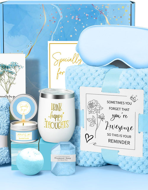 Load image into Gallery viewer, Mother’s Day Spa Gift Basket for Women – Relaxing Self Care Gift Set (FREE LAVENDER CANDLE)
