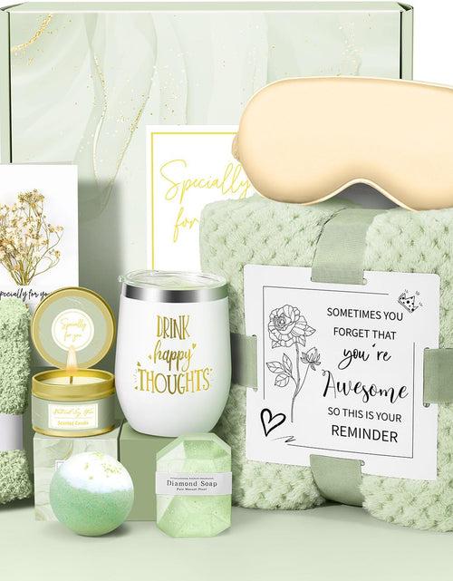 Load image into Gallery viewer, Mother’s Day Spa Gift Basket for Women – Relaxing Self Care Gift Set (FREE LAVENDER CANDLE)
