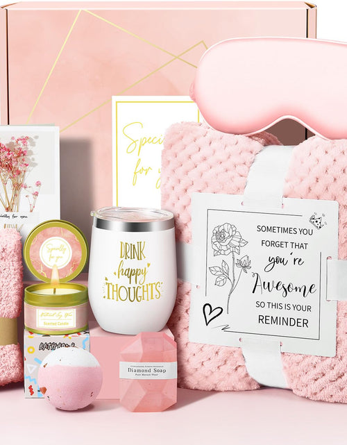 Load image into Gallery viewer, Mother’s Day Spa Gift Basket for Women – Relaxing Self Care Gift Set (FREE LAVENDER CANDLE)
