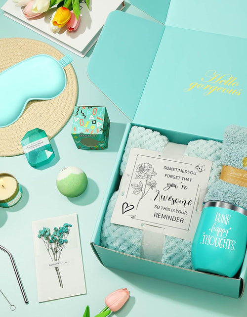 Load image into Gallery viewer, Mother’s Day Spa Gift Basket for Women – Relaxing Self Care Gift Set (FREE LAVENDER CANDLE)
