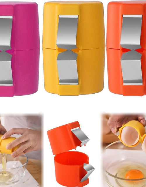 Load image into Gallery viewer, Egg Shell Opener, Egg Peeler Tool Handheld Egg Topper Cutter Tool Easy Egg Cracker Tool Egg Slicer (3 Pieces)
