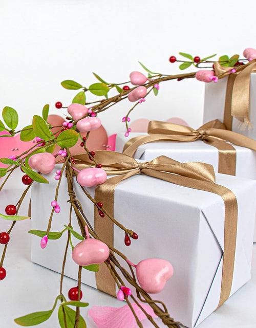Load image into Gallery viewer, 5.5 Feet Valentines Day Garland Pink Hearts
