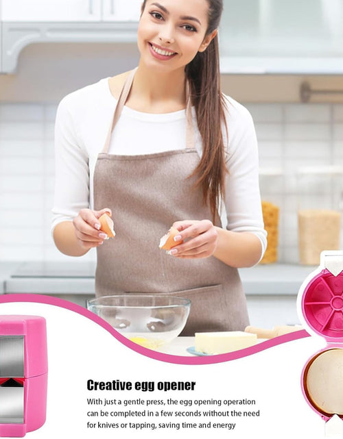 Load image into Gallery viewer, Egg Shell Opener, Egg Peeler Tool Handheld Egg Topper Cutter Tool Easy Egg Cracker Tool Egg Slicer (3 Pieces)
