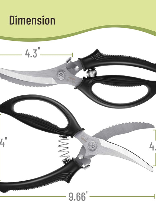 Load image into Gallery viewer, Heavy Duty Poultry Shears, Poultry Scissors, Food Scissors Kitchen Shears

