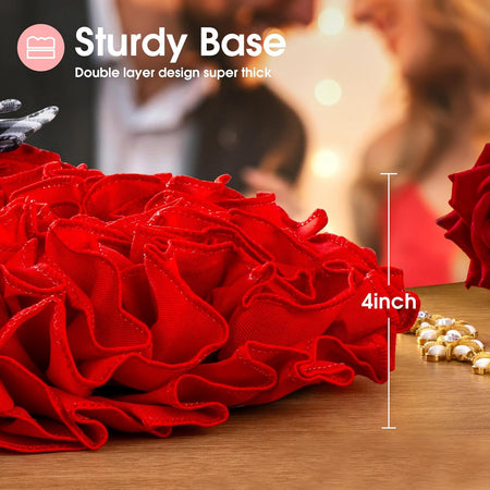 Valentines Day Decor - Wreaths for Front Door Outside 17"