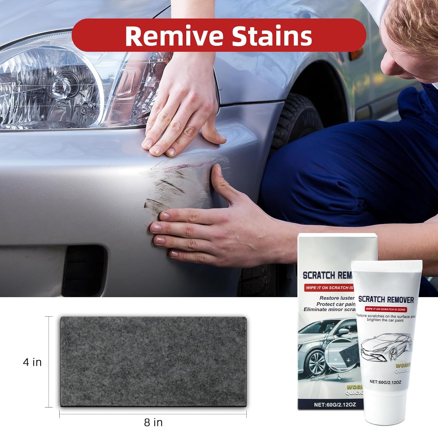 6PCS Multi-Purpose Nano Magic Cloth Easy to Repair