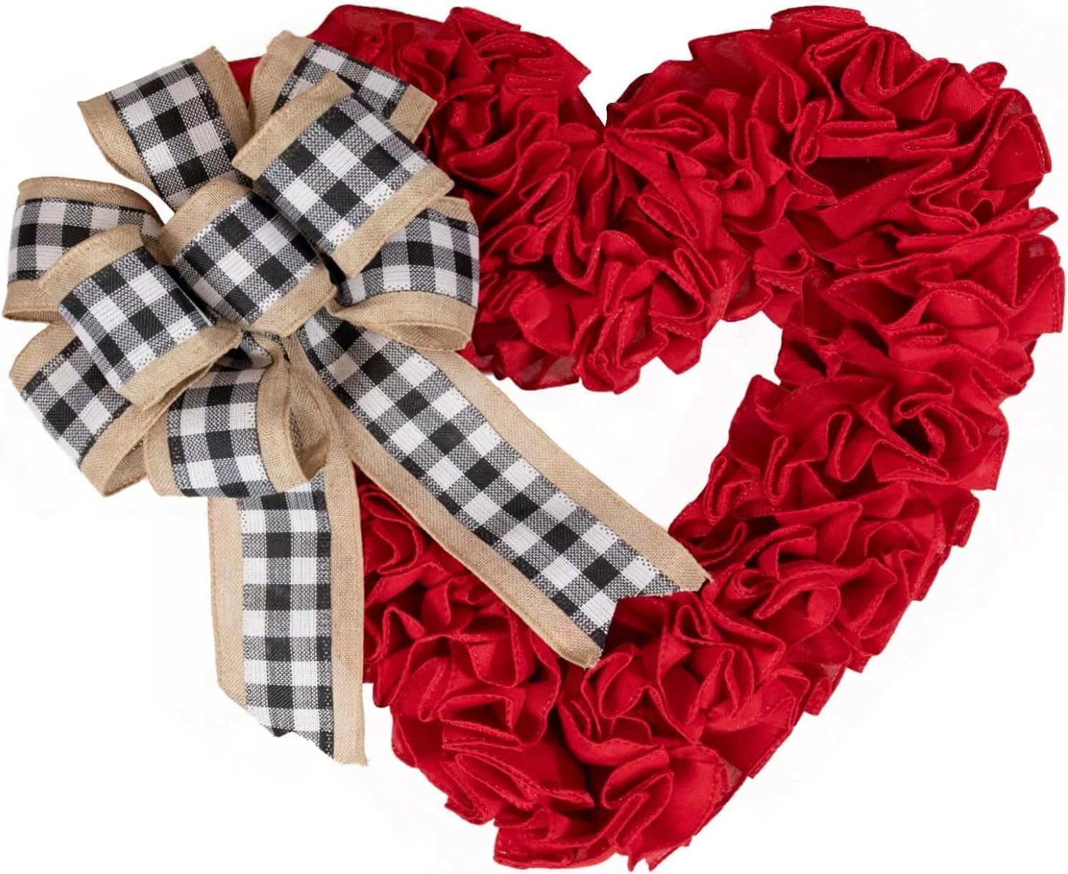 Valentines Day Decor - Wreaths for Front Door Outside 17"