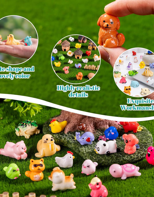 Load image into Gallery viewer, 41pcs Mini Resin Animal 41 Styles Figures  Garden Landscape Accessories
