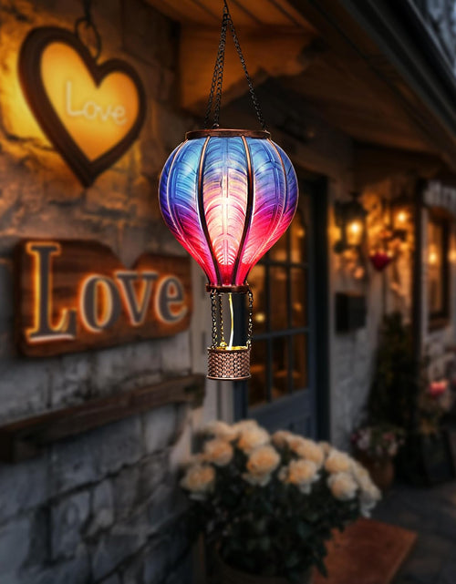 Load image into Gallery viewer, Hot Air Balloon Solar Lantern for Garden Decor

