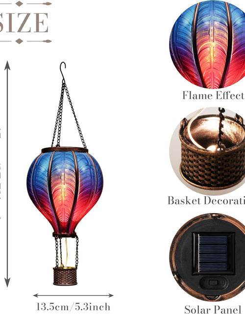 Load image into Gallery viewer, Hot Air Balloon Solar Lantern for Garden Decor
