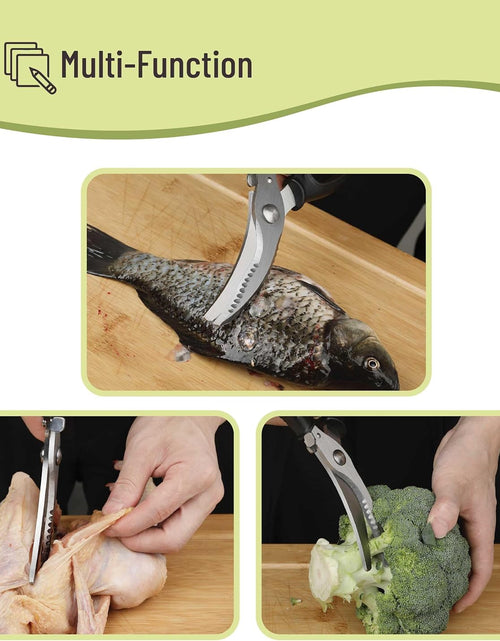 Load image into Gallery viewer, Heavy Duty Poultry Shears, Poultry Scissors, Food Scissors Kitchen Shears

