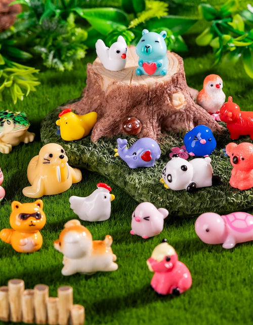Load image into Gallery viewer, 41pcs Mini Resin Animal 41 Styles Figures  Garden Landscape Accessories
