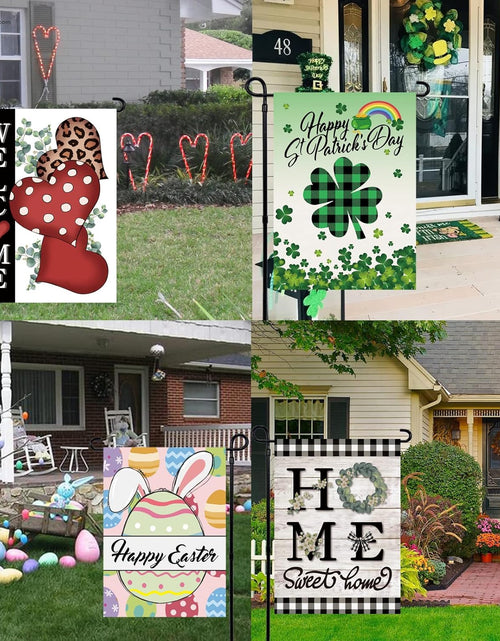 Load image into Gallery viewer, Seasonal Garden Flags Set of 12 Double Sided 12 x 18 Inch
