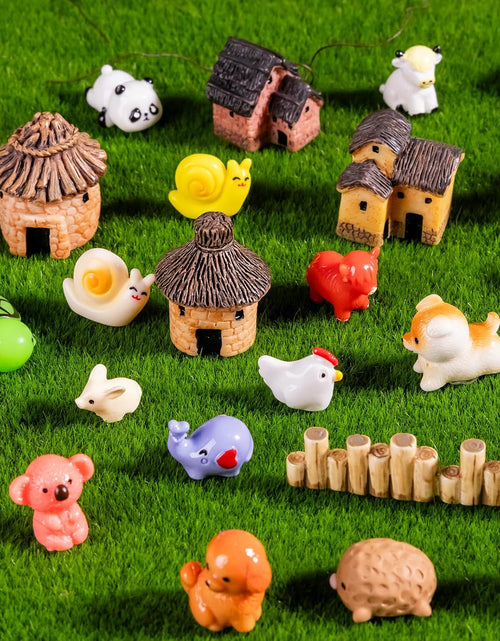 Load image into Gallery viewer, 41pcs Mini Resin Animal 41 Styles Figures  Garden Landscape Accessories
