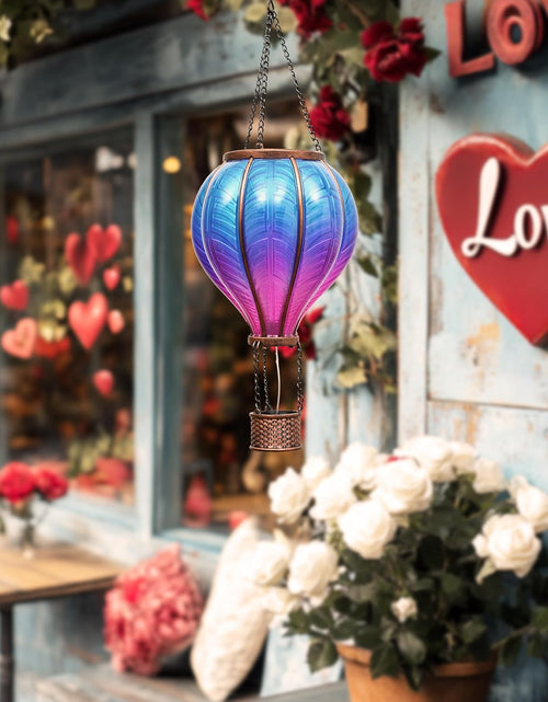 Load image into Gallery viewer, Hot Air Balloon Solar Lantern for Garden Decor
