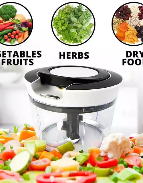 Load image into Gallery viewer, 900ML High-Capacity Pull Rope Meat Grinder Ideal for Home Kitchen DIY Delicacies
