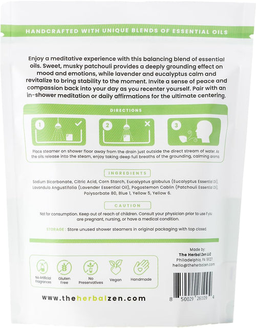 Load image into Gallery viewer, Recenter Shower Steamers Aromatherapy with Lavender and Eucalyptus Essential Oils, Bath Steamer for Women and Men
