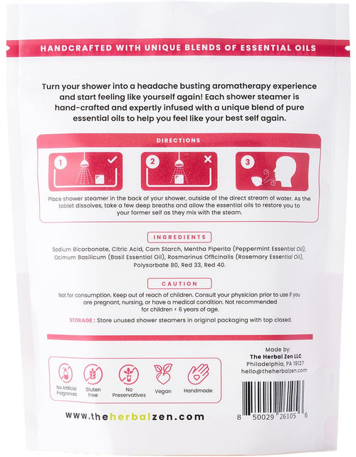 Load image into Gallery viewer, Shower Steamers Aromatherapy for Soothing Relief, Self Care Spa Gift for Women, Orginal,10 ct Pack of 1
