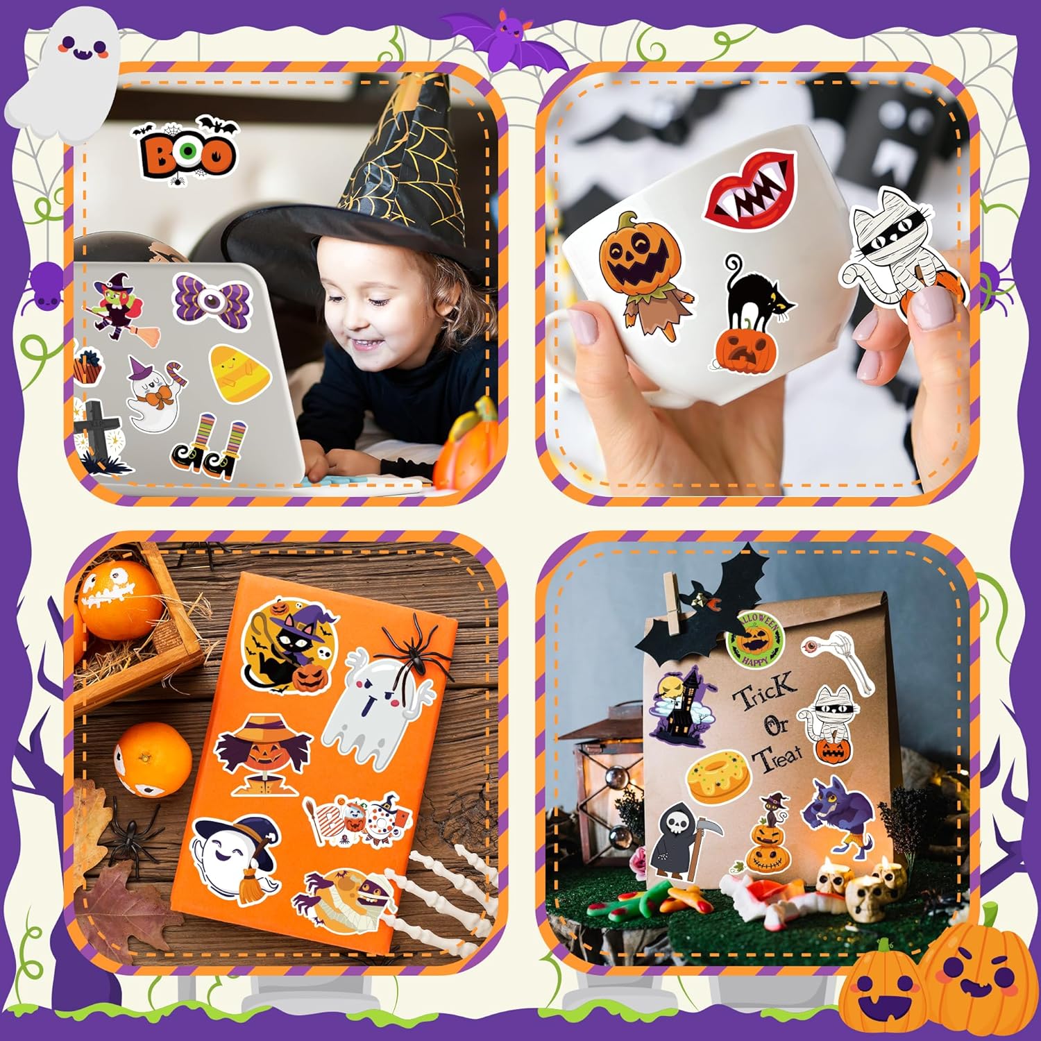 100 PCS Halloween Party Favors - Halloween Games Toys Gifts Party Supplies Crafts Accessories
