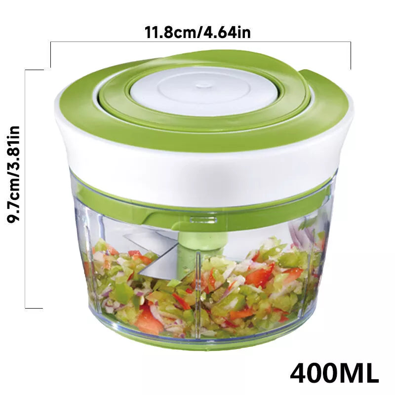 900ML High-Capacity Pull Rope Meat Grinder Ideal for Home Kitchen DIY Delicacies