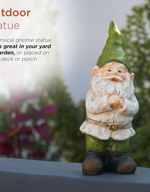 Load image into Gallery viewer, 12&quot; Tall Outdoor Garden Gnome Folding Hands Yard Statue Decoration
