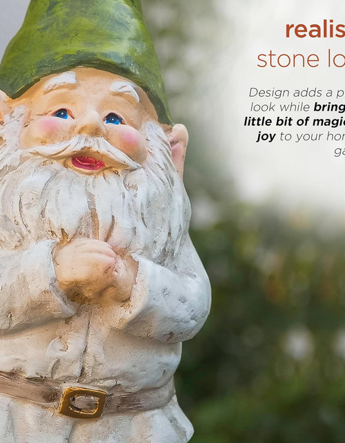 Load image into Gallery viewer, 12&quot; Tall Outdoor Garden Gnome Folding Hands Yard Statue Decoration
