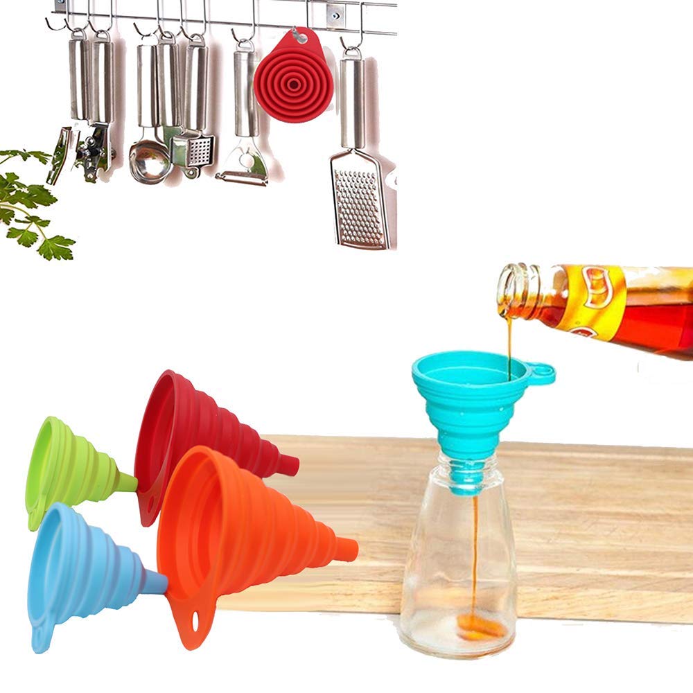 Set 4 Pack, Small and Large, Kitchen Gadgets Accessories Foldable