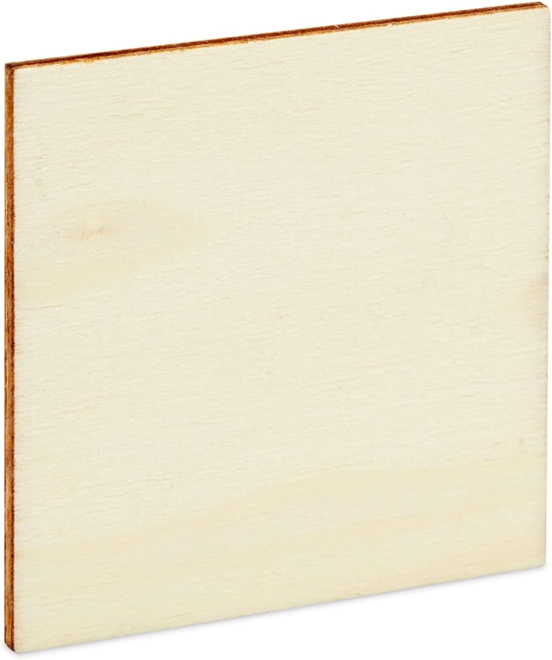 60 Pieces 2x2 Wood Squares for DIY Crafts, Unfinished Wooden Cutout Tiles for Painting