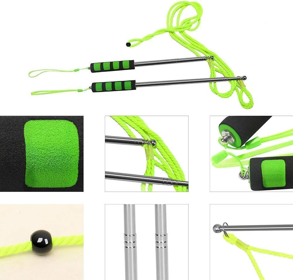 2Pcs Stainless Steel Giant Bubble Blower Wands