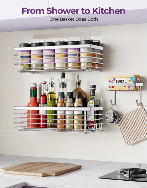 Load image into Gallery viewer, 3 Pack SUS304 Stainless Steel-No Drilling-Shower Bathroom Shelves Rack
