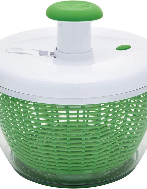 Load image into Gallery viewer, 6.6 quart Pump Spinner with Bowl, Colander and Built in draining System
