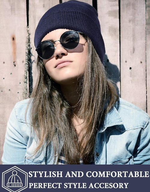 Load image into Gallery viewer, 6 Pack Beanie Hats Pack for Men Women Winter Hats Knitted

