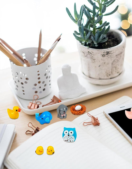 Load image into Gallery viewer, 100 Pcs Mini Resin Animals Tiny Miniature Animals Small Duck Figures Tiny Resin
