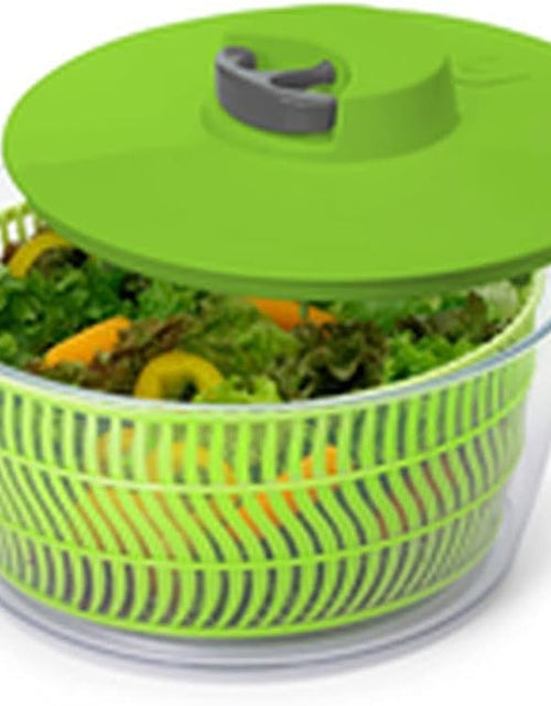 Load image into Gallery viewer, kitchen tools SALAD DRYER WITH STOP, GREEN - 4L
