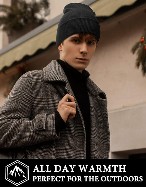 Load image into Gallery viewer, 6 Pack Beanie Hats Pack for Men Women Winter Hats Knitted
